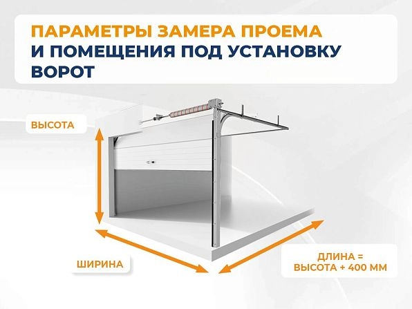 Секционные ворота 2500х2050 мм белые DoorHan rsd02, sokury.doorhan.ru